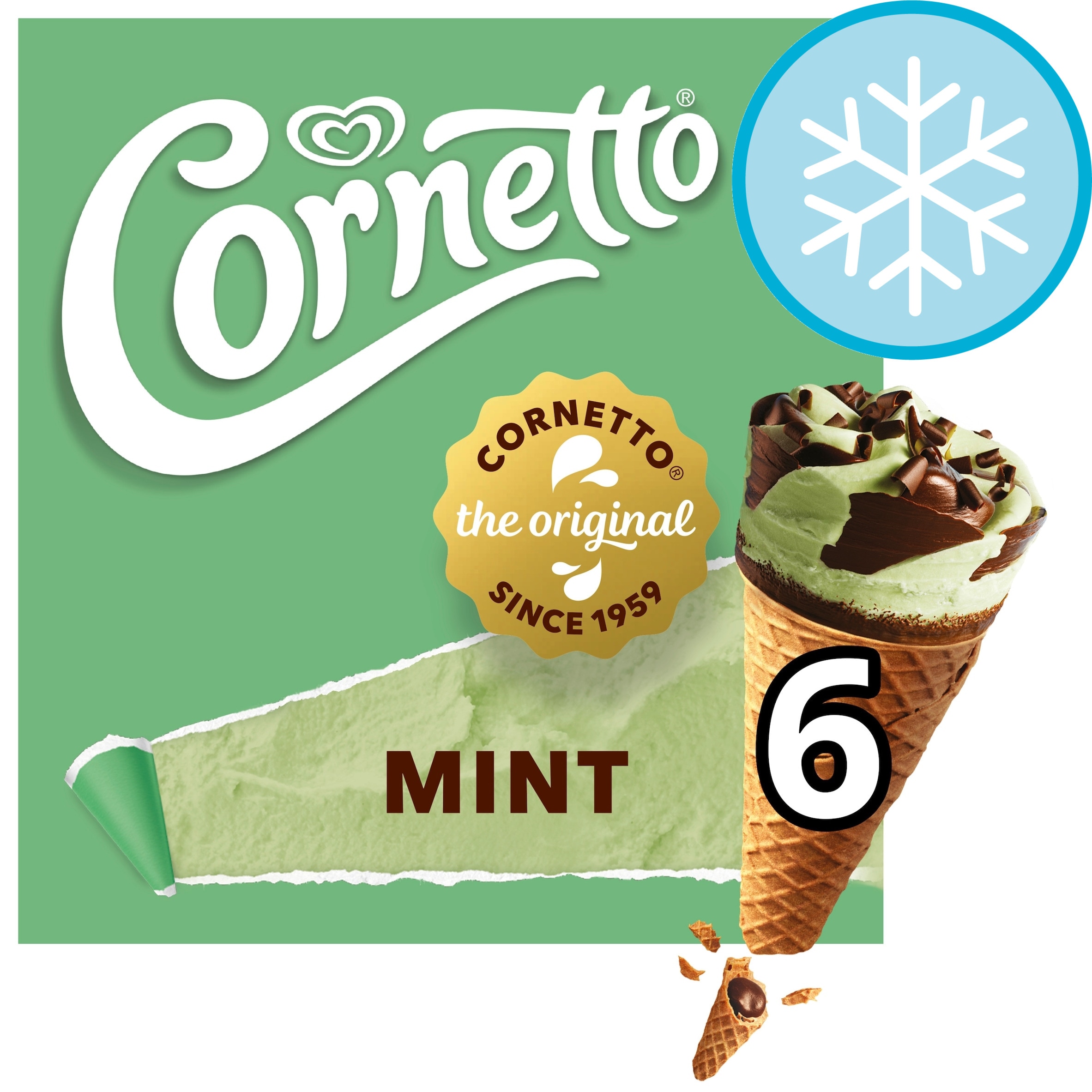 Cornetto Mint Ice Cream Cones
