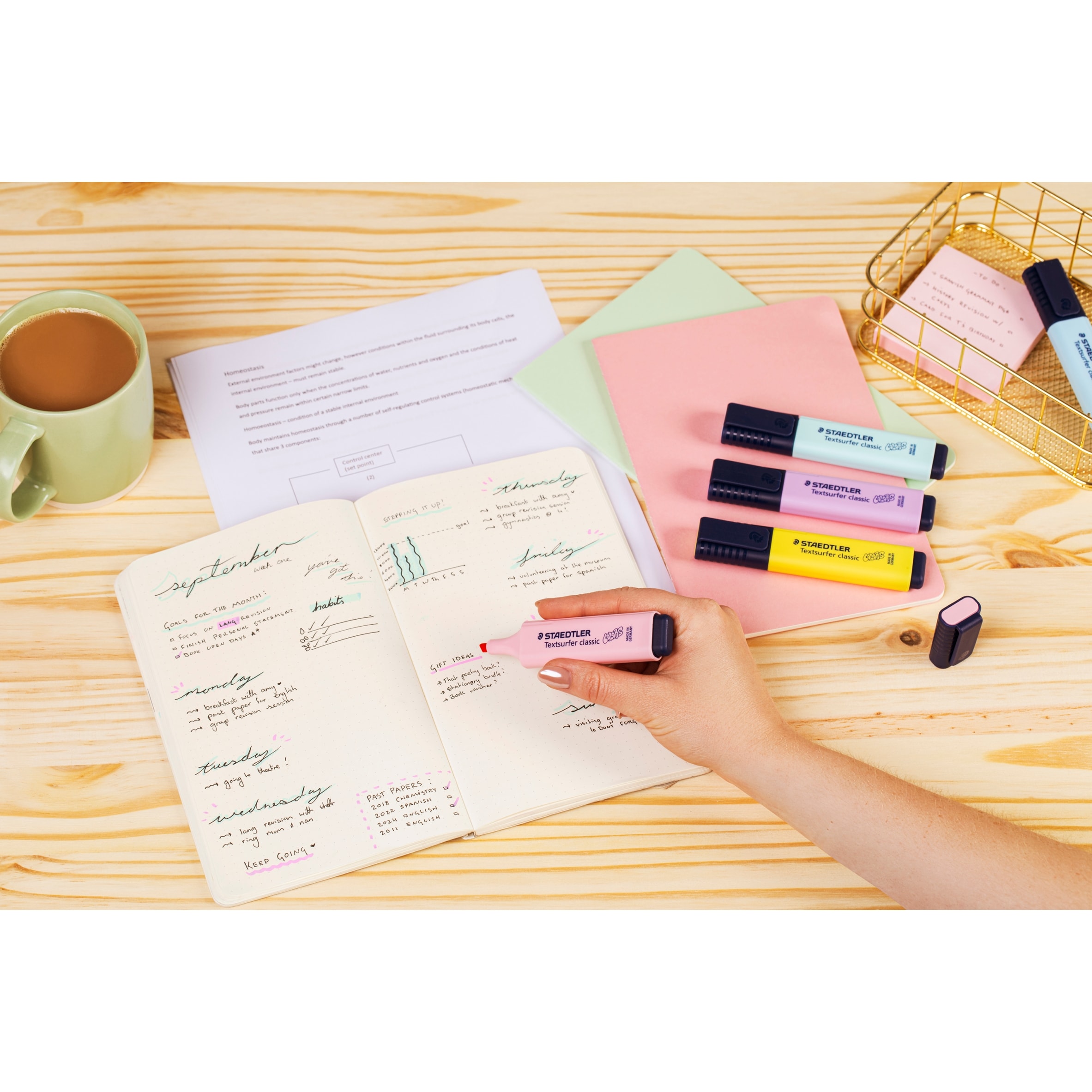 Staedtler Stationery Pastel Highlighters 6 Pack thumbnail 4