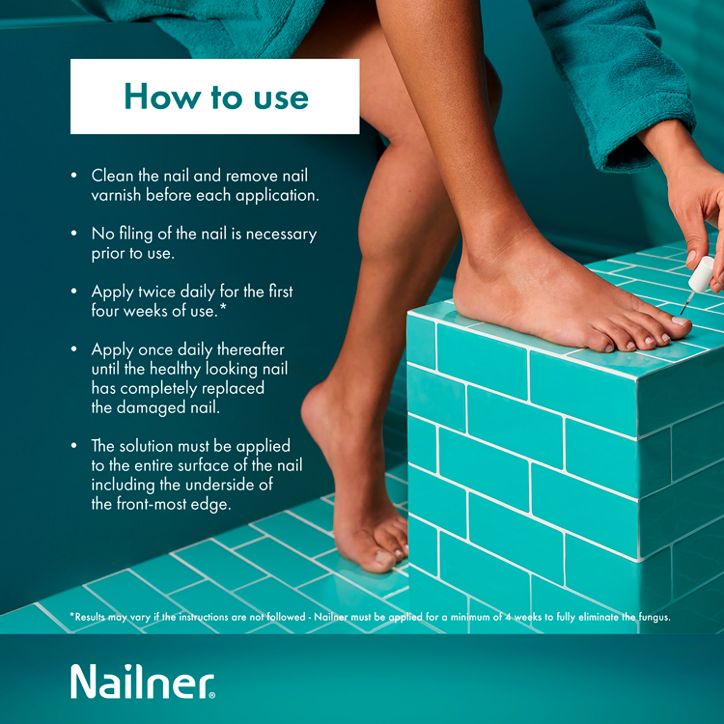Nailner 2 in 1 Brush Antifungal Nail Treatment 5ml for Fungal Nails thumbnail 5