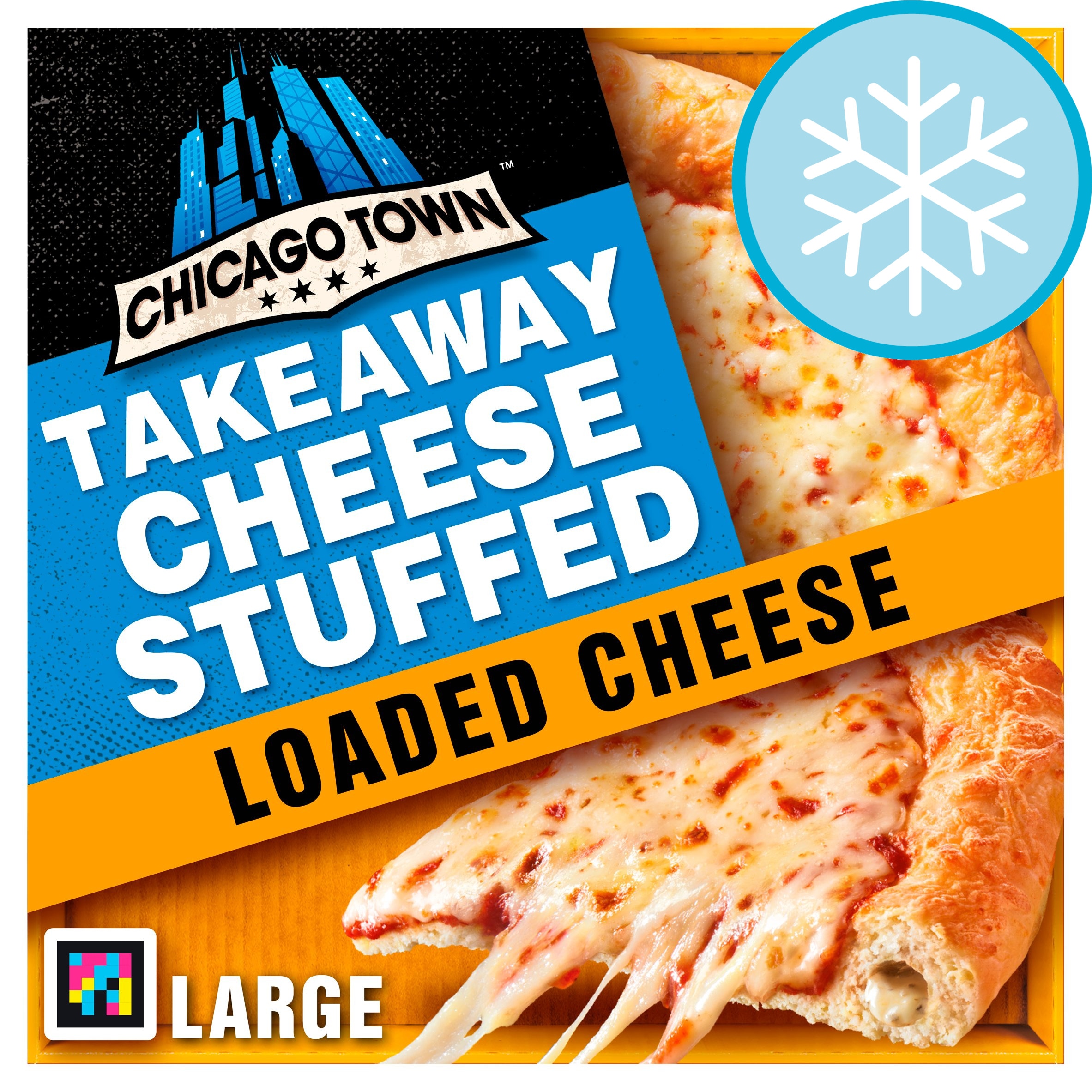 Chicago Town Takeaway Cheesy Stuffed Crust Cheese Large Pizza