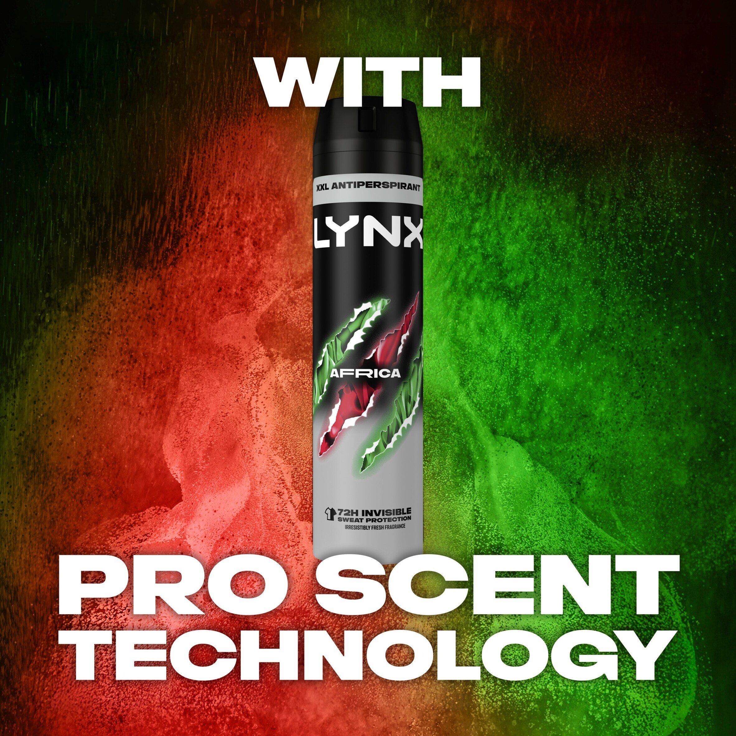 Lynx Africa 72h Antiperspirant Deodorant for Men 250ml thumbnail 4