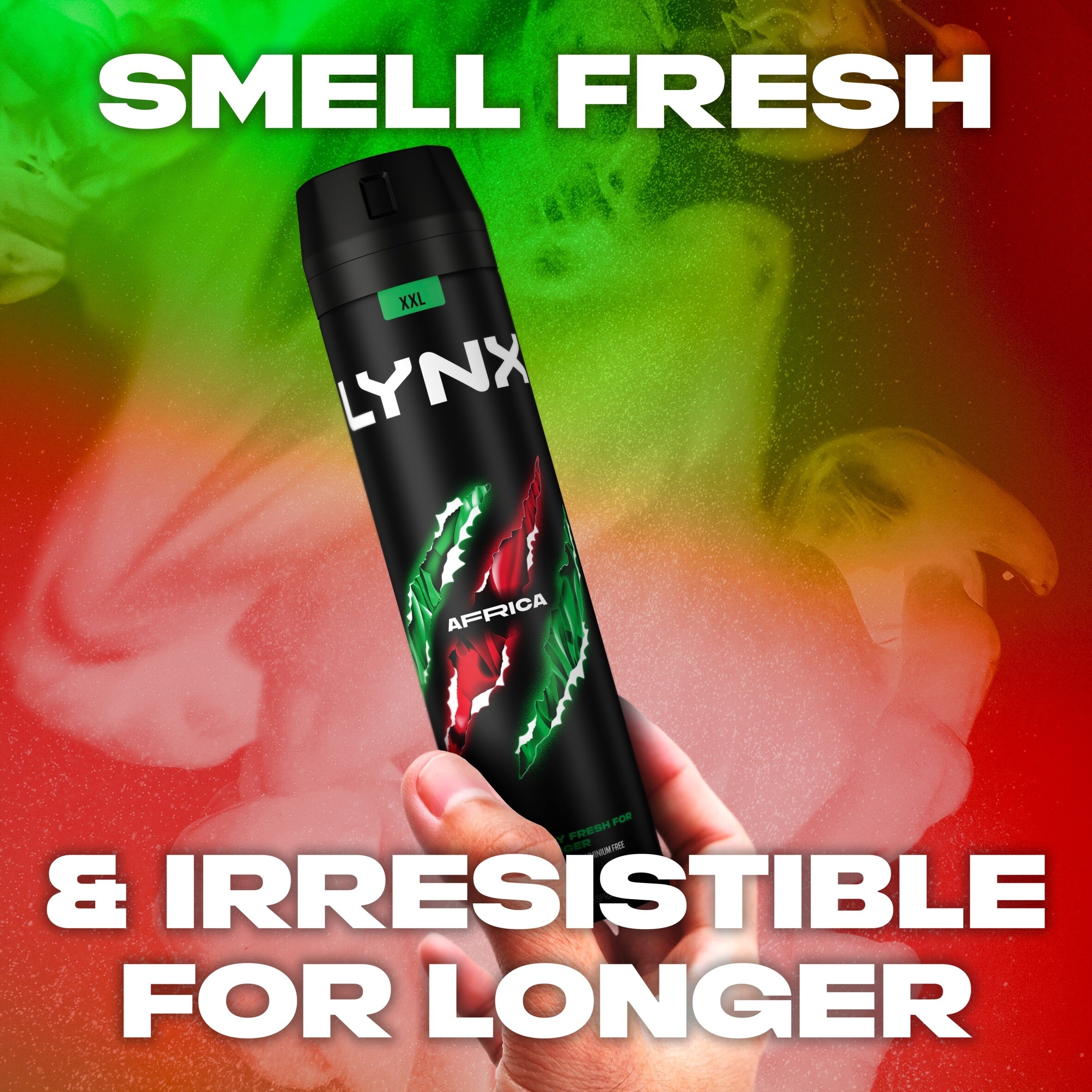 Lynx Africa 48h Deodorant Bodyspray for Men 250ml thumbnail 3