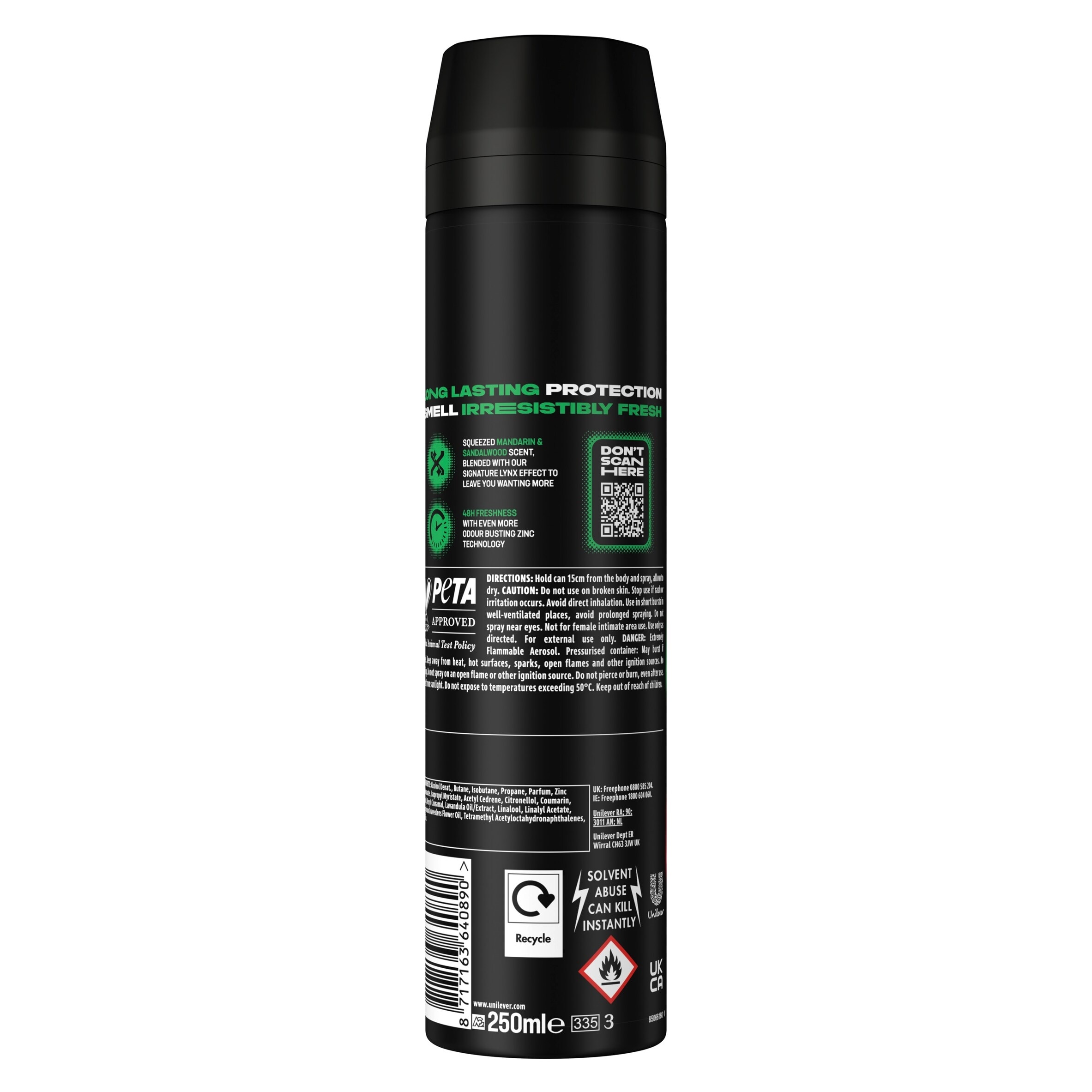 Lynx Africa 48h Deodorant Bodyspray for Men 250ml thumbnail 5