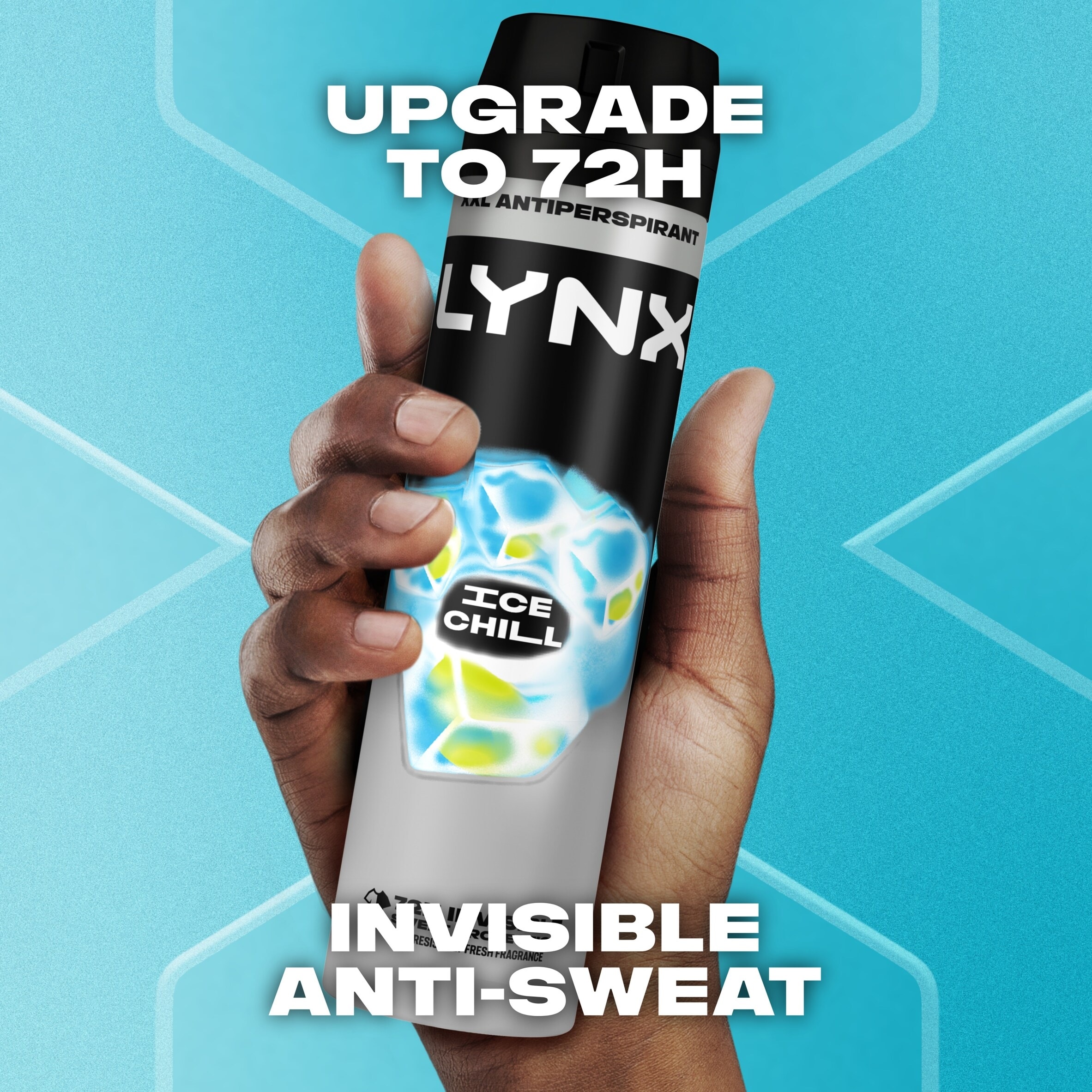 Lynx Ice Chill 72h Antiperspirant Deodorant for Men 250ml thumbnail 2