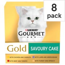 Gourmet Gold Savoury Cake Meat 8X85g