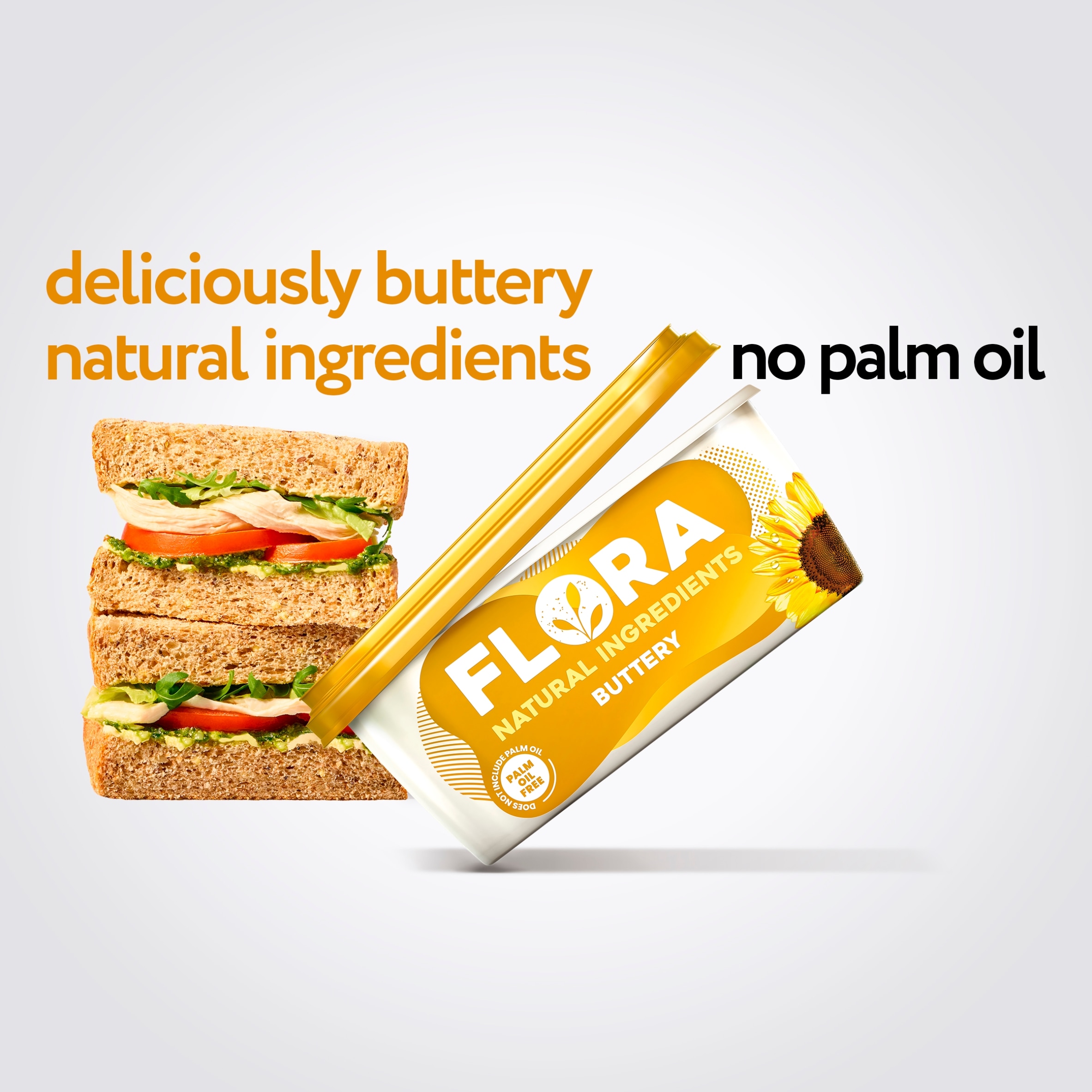 Flora Buttery Spread with Natural Ingredients 1KG thumbnail 2