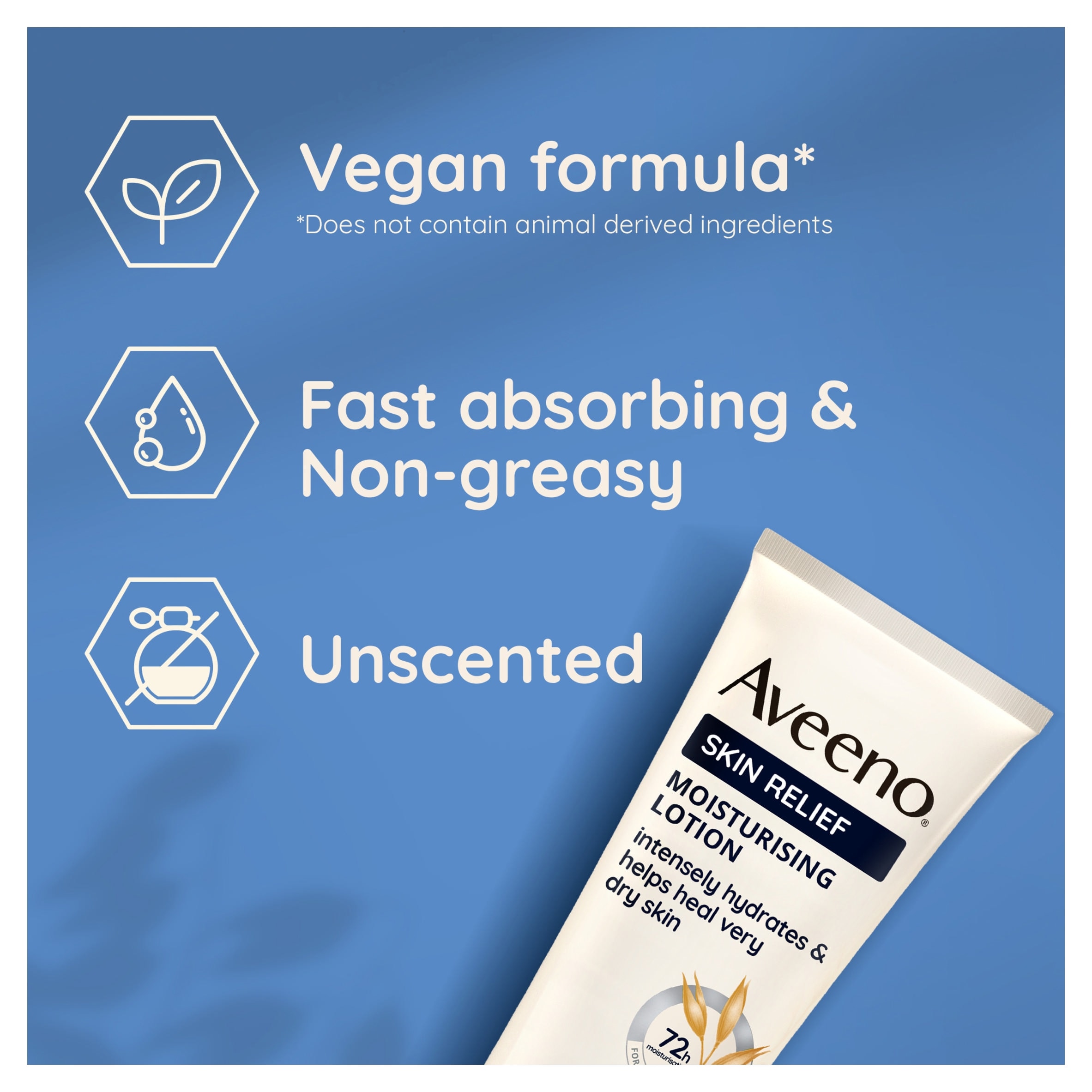 Aveeno Skin Relief Hand Cream Moisturiser for Very Dry Skin 75ml thumbnail 2
