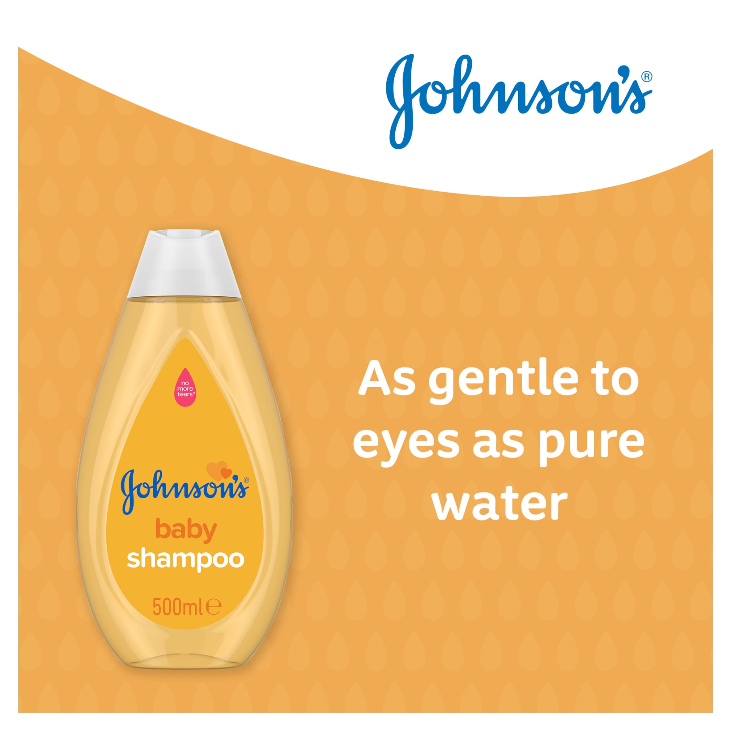 Johnson's Baby Shampoo Without Dyes Sulphates & Soap 300 ml thumbnail 3