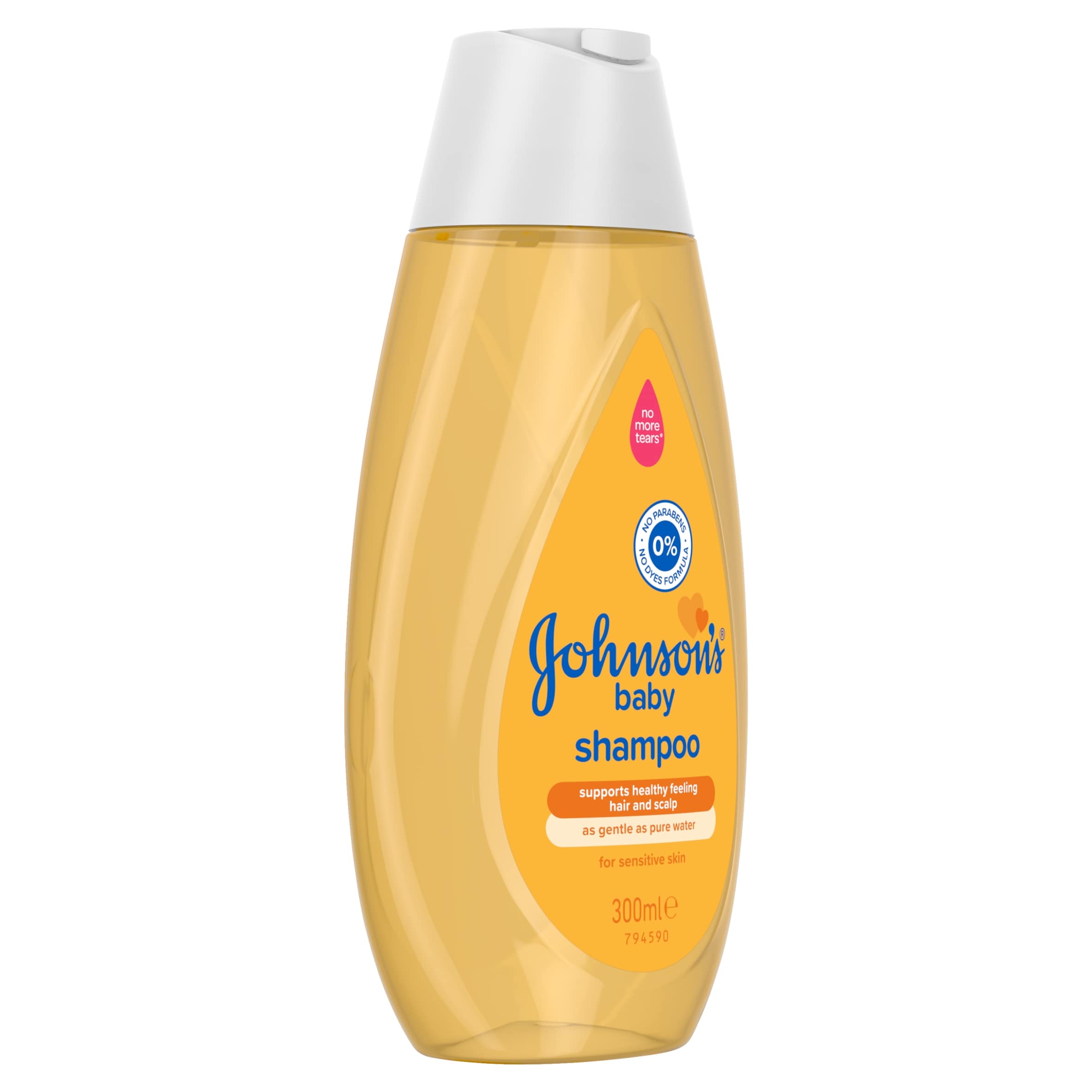 Johnson's Baby Shampoo Without Dyes Sulphates & Soap 300 ml thumbnail 5