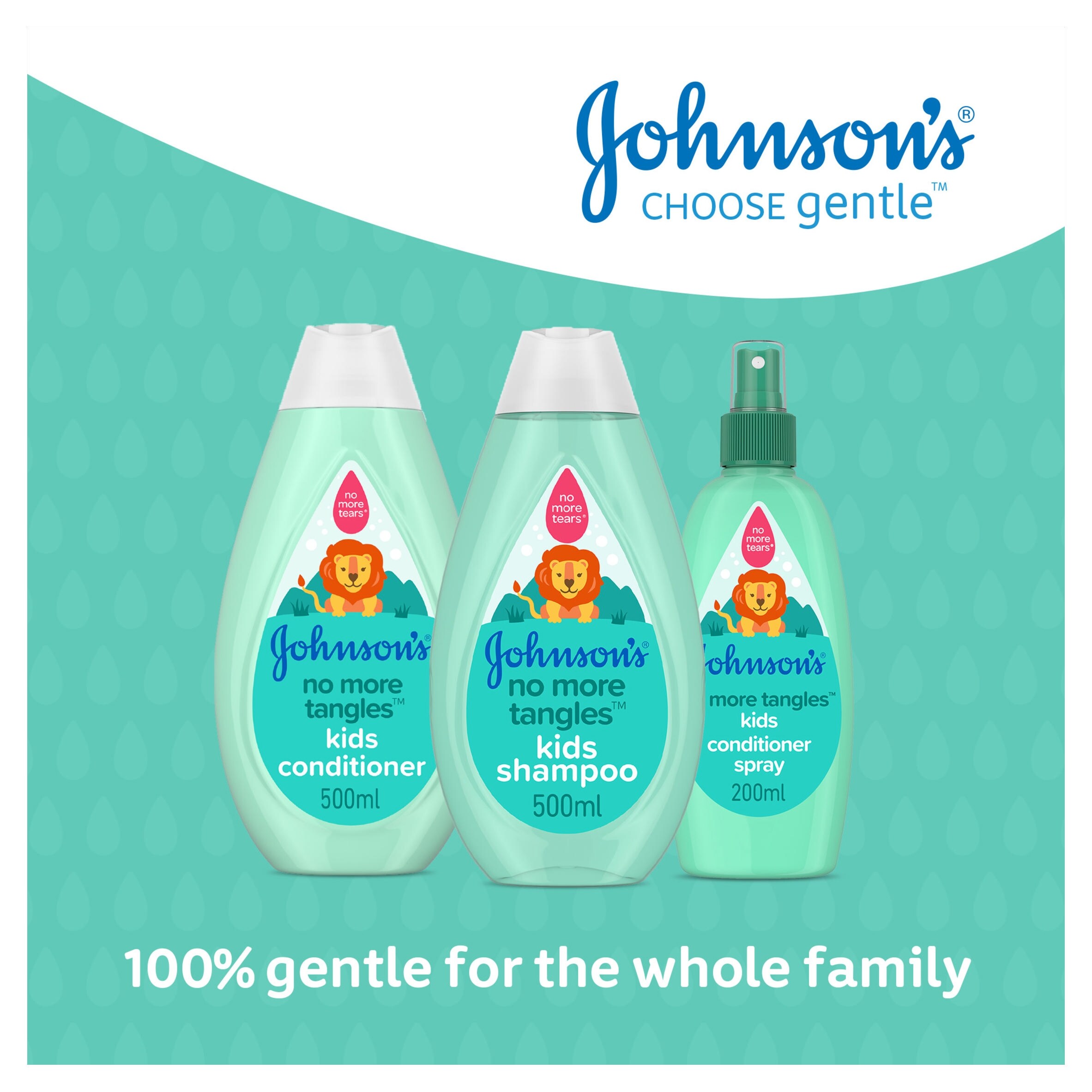 Johnson's No More Tangles Kids Shampoo 500ml thumbnail 2