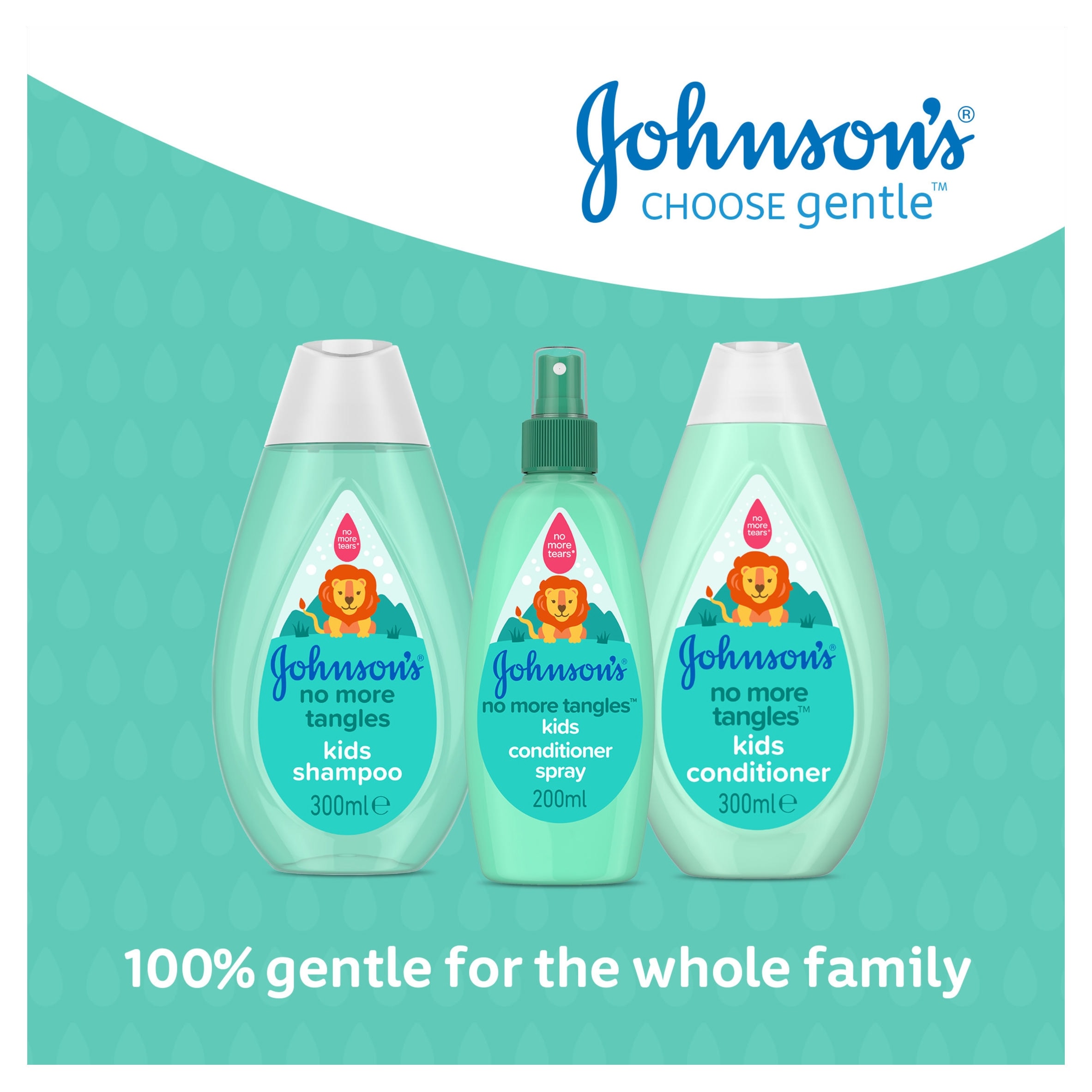 Johnson's No More Tangles Kids Conditioner Spray Easy Combing 200ml thumbnail 2