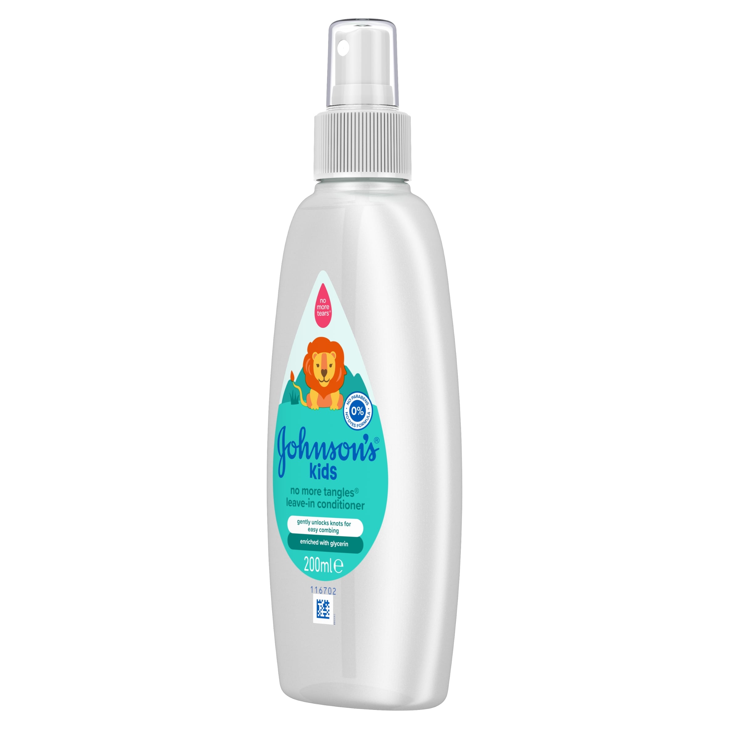 Johnson's No More Tangles Kids Conditioner Spray Easy Combing 200ml thumbnail 4