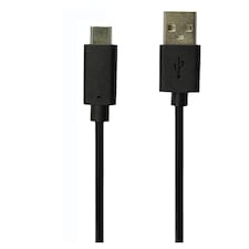 Tesco USB C Sync & Charge Phone Charger Cable 1M Black