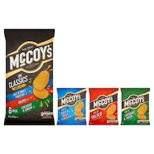McCoy's Classic Variety Multipack Crisps 6x25g thumbnail 2