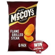 McCoy's Flame Grilled Steak Multipack Crisps 6x25g