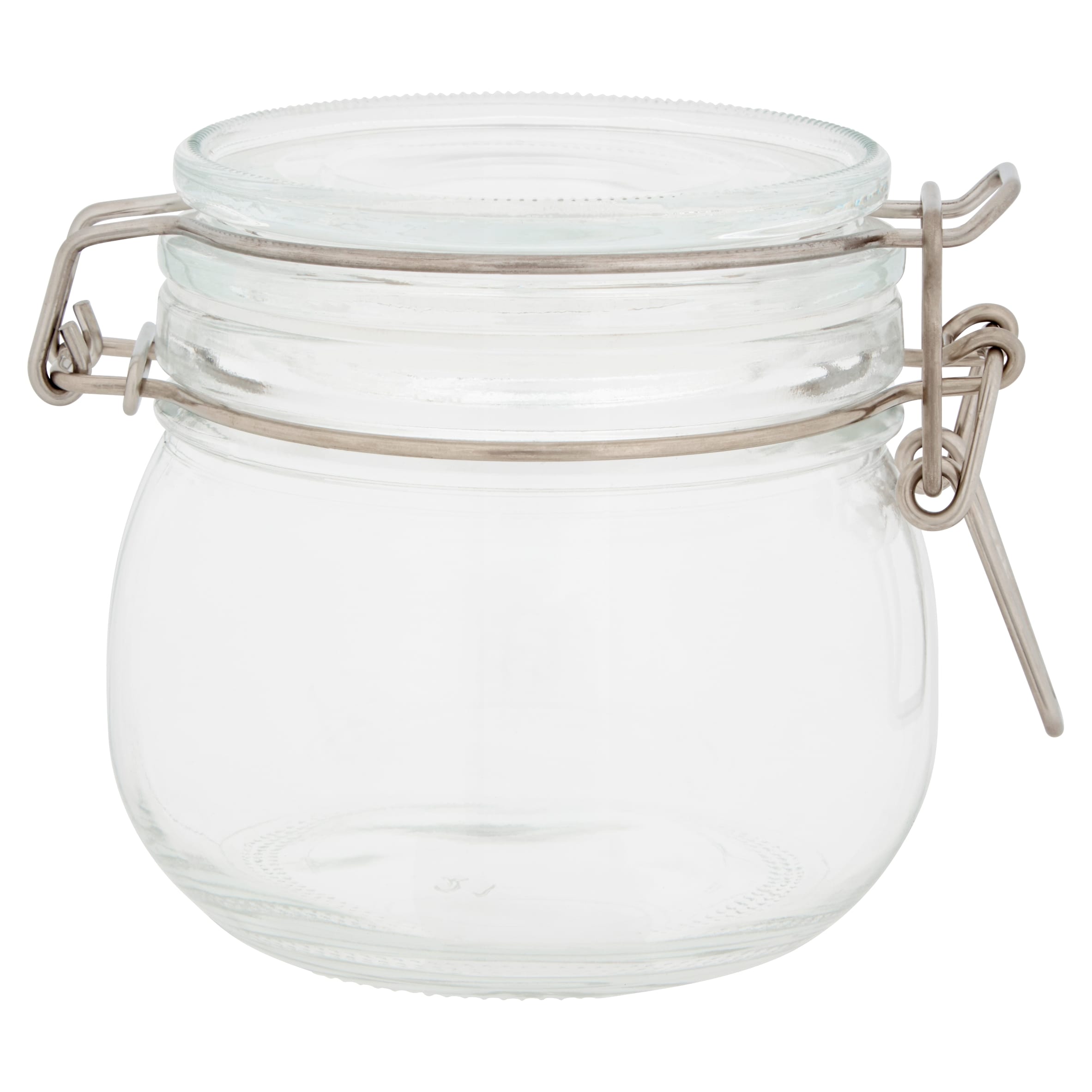 Tesco Clip Glass Food Storage Jar Small