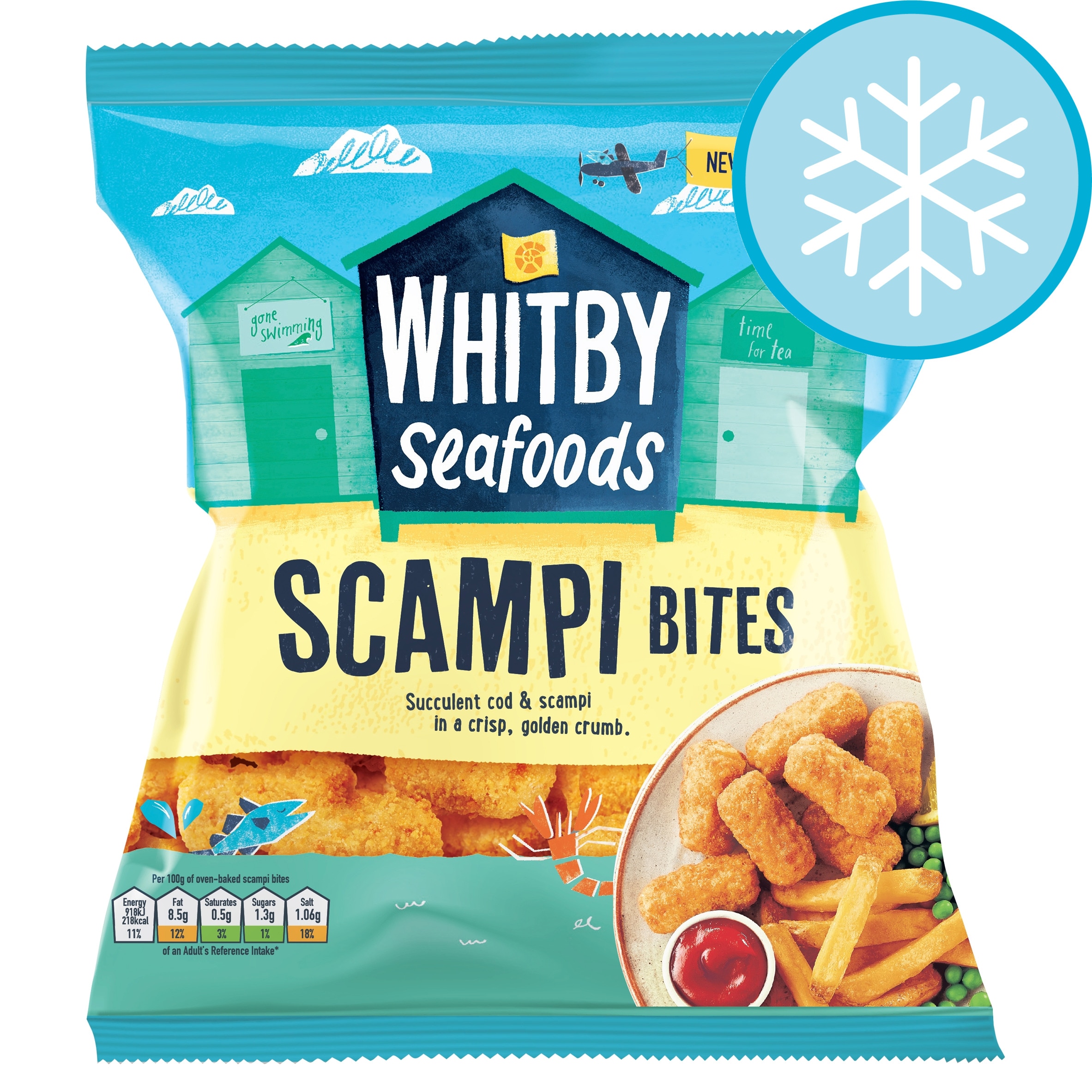 Whitby Seafoods Scampi Bites 190g