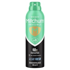 Mitchum Female Clear Fresh Antiperspirant Deodorant 200Ml