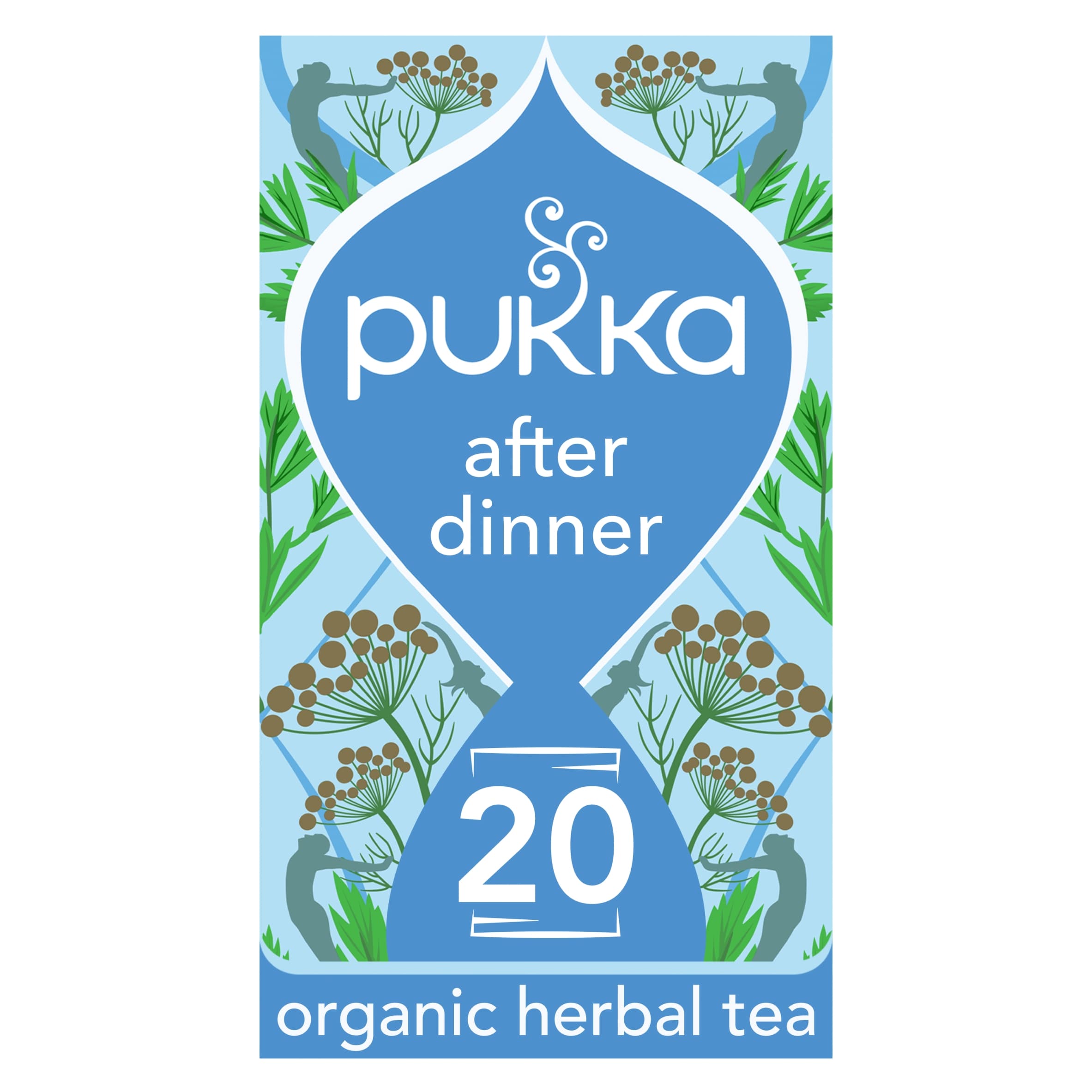 Pukka Organic After Dinner 20 Home Compostable Herbal Tea Bags 40g