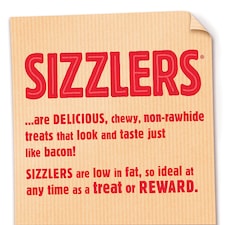 Bakers Sizzlers Dog Treats Bacon 90G thumbnail 4