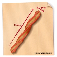 Bakers Whirlers Dog Treats Bacon And Cheese 130G thumbnail 6