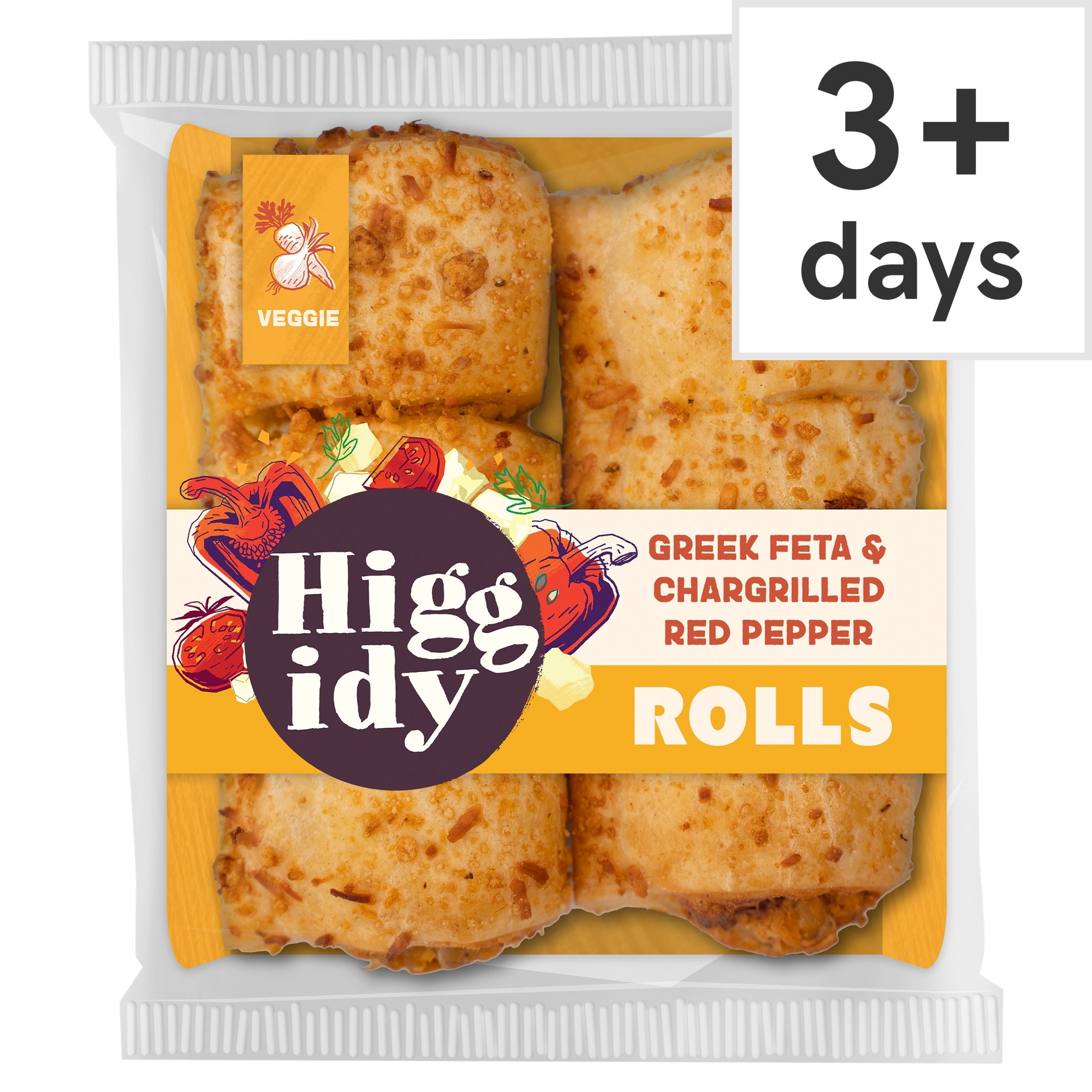 Higgidy Feta & Red Pepper Mini Rolls 160G