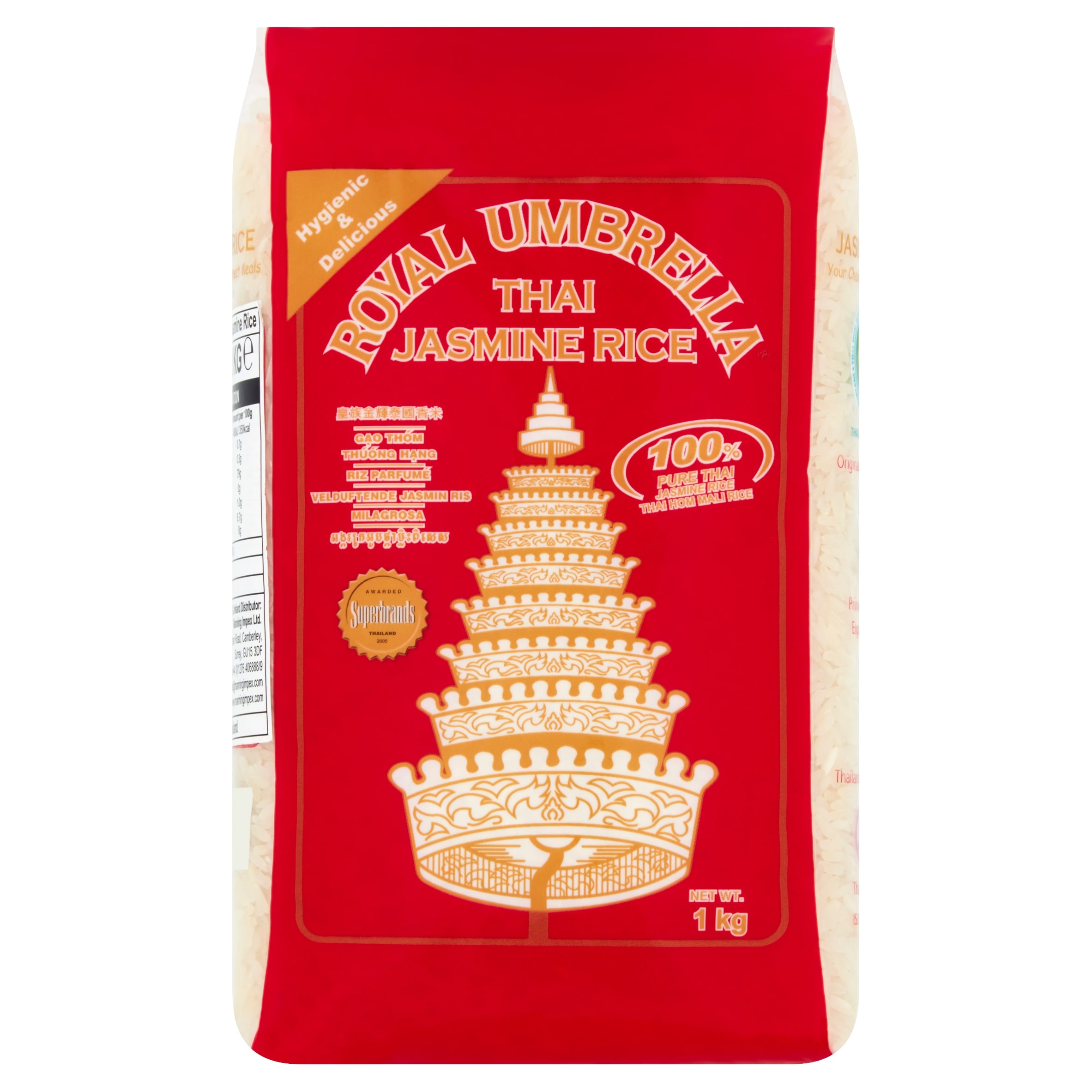 Royal Umbrella Thai Jasmine Rice 1Kg