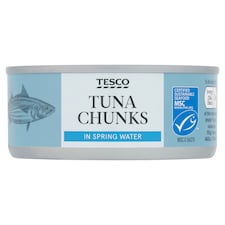 Tesco Tuna Chunks In Spring Water 145G