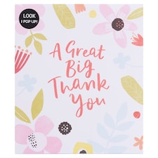 Carlton Thank You Card A Great Big Thank You