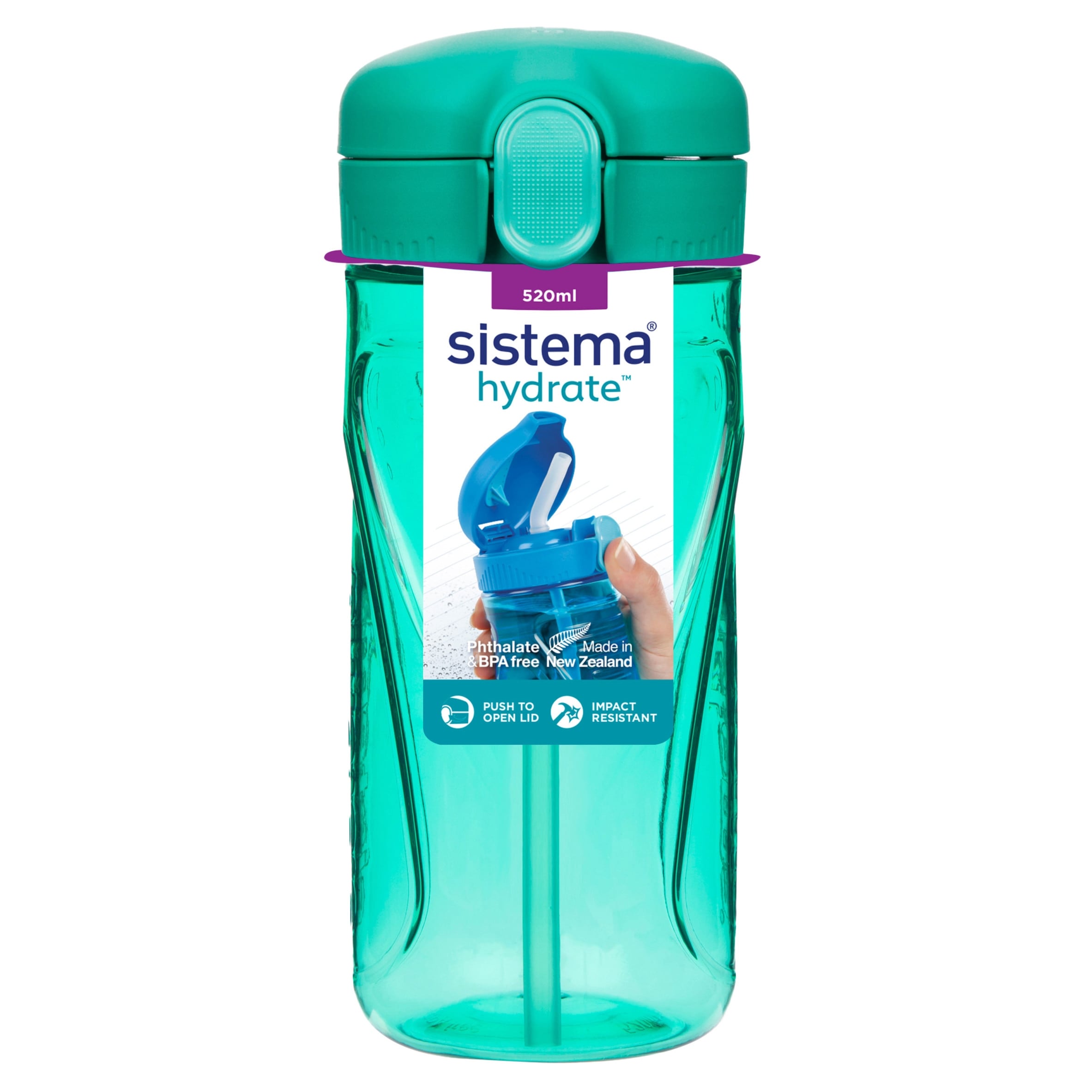 Sistema Quick Flip Water Bottle 520Ml