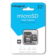 Integral microSD Memory Card 32GB