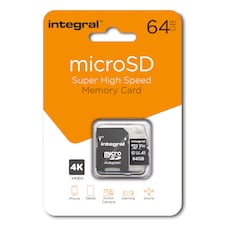 Integral microSD Memory Card 64GB