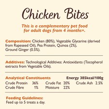 Lilys Kitchen Dog Treats Chicken Treats 70G thumbnail 4