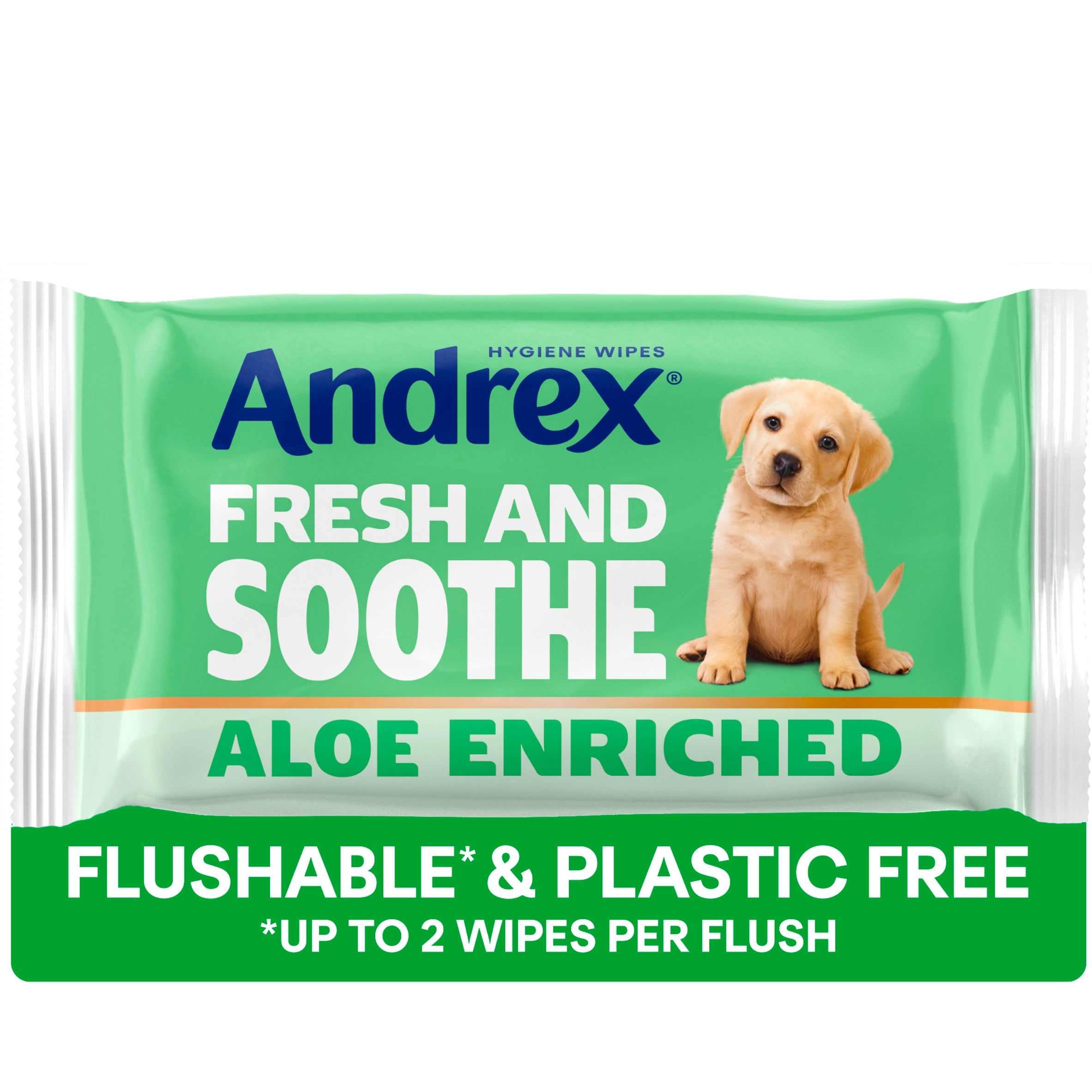 Andrex Fresh & Soothe Moist Toilet Tissue Flushable* 36 Hygiene Wipes