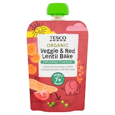 Tesco Veggie & Red Lentil Bake 130G