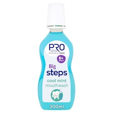 Pro Formula Big Steps Cool Mint Mouthwash 6+ 300Ml