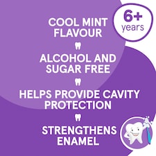 Pro Formula Big Steps Cool Mint Mouthwash 6+ 300Ml thumbnail 2