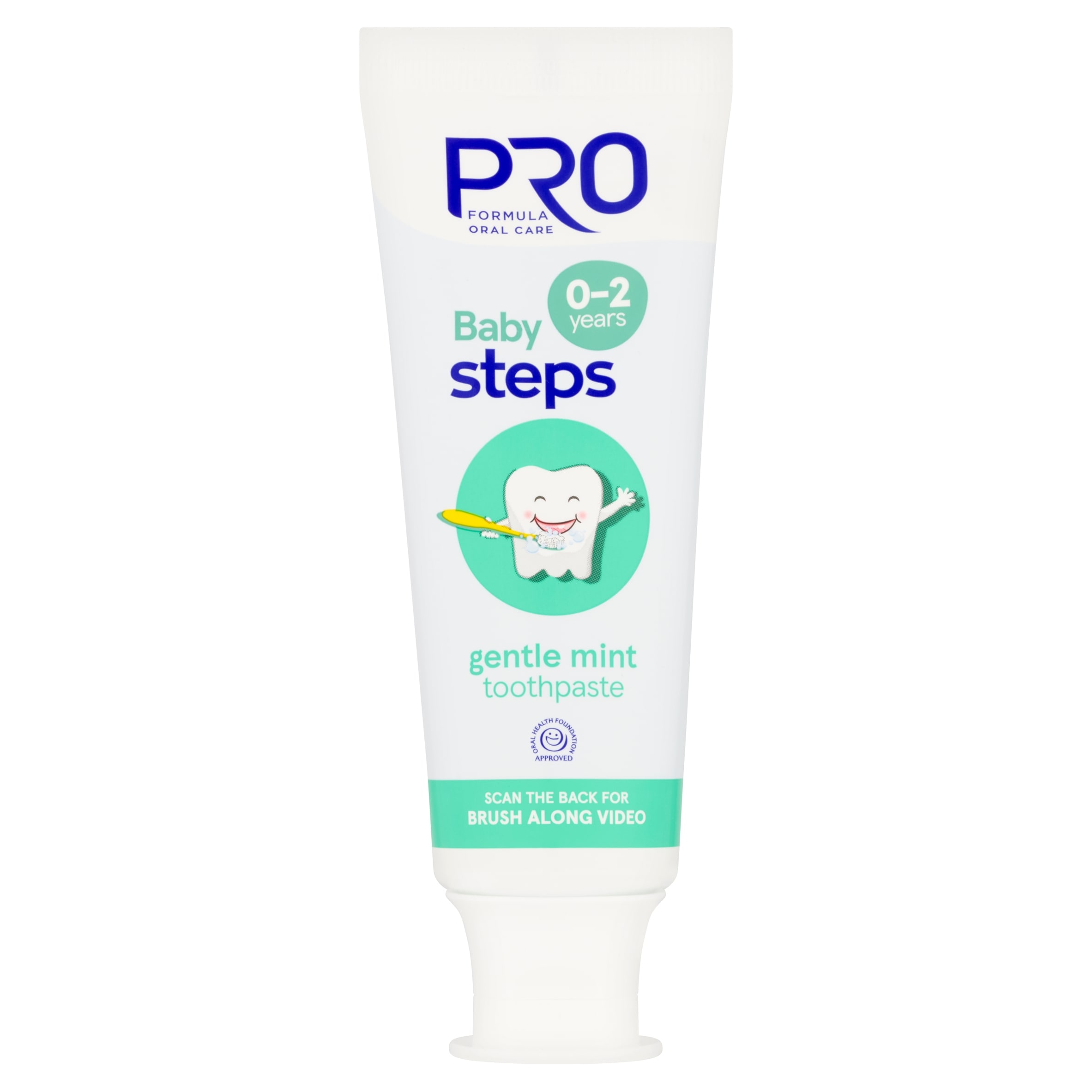 Pro Formula Baby Steps Gently/Gentle Mint Toothpaste 0-2 75Ml