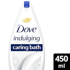 Dove Caring Bath Indulging Cream Bath Soak Bubble Bath 450ml