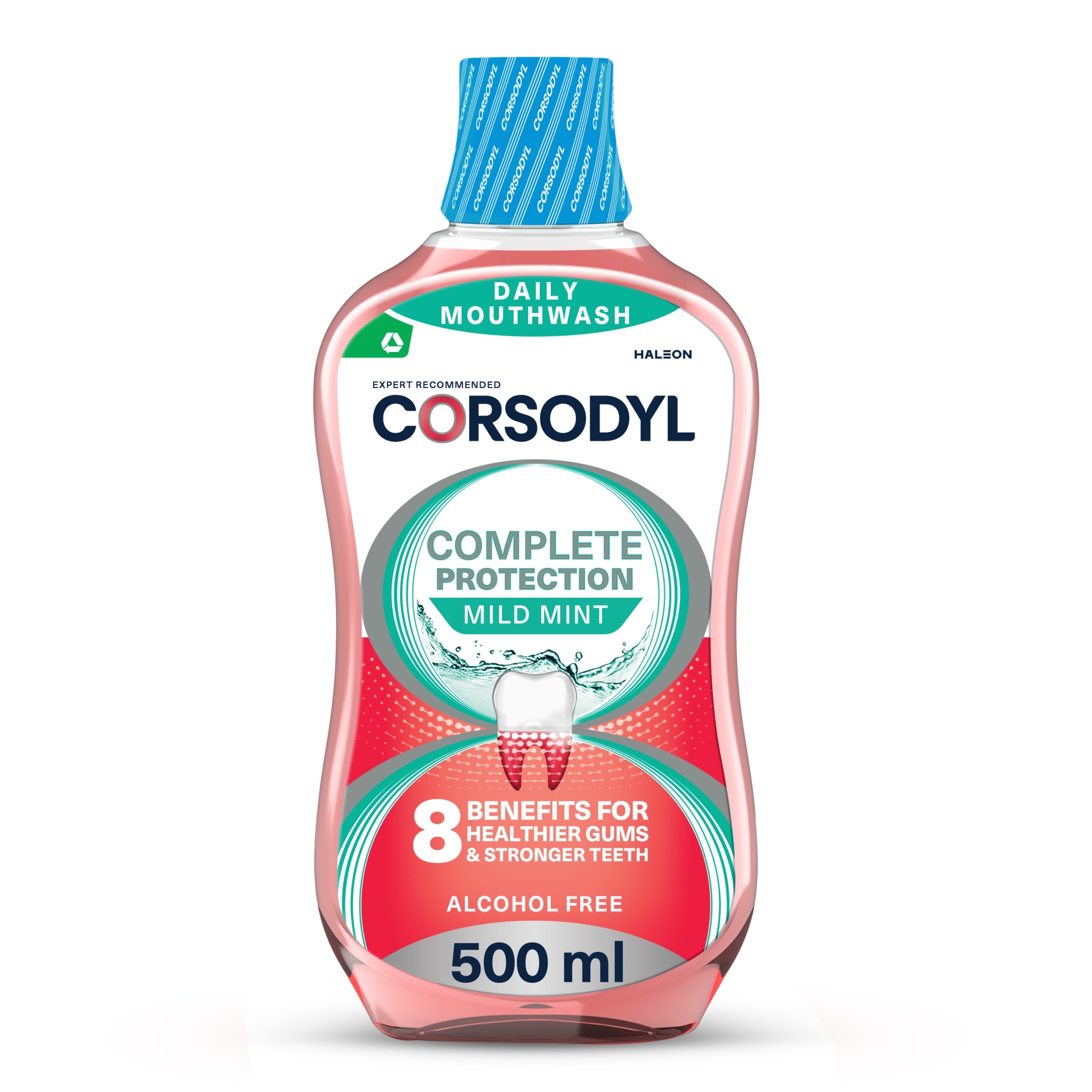 Corsodyl Daily Complete Protection Mouthwash - Mild Mint 500ml