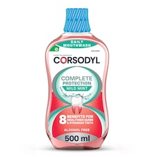 Corsodyl Daily Complete Protection Mouthwash - Mild Mint 500ml