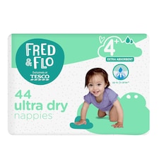Fred & Flo Ultra Dry Nappies Size 4+ 44 Pack
