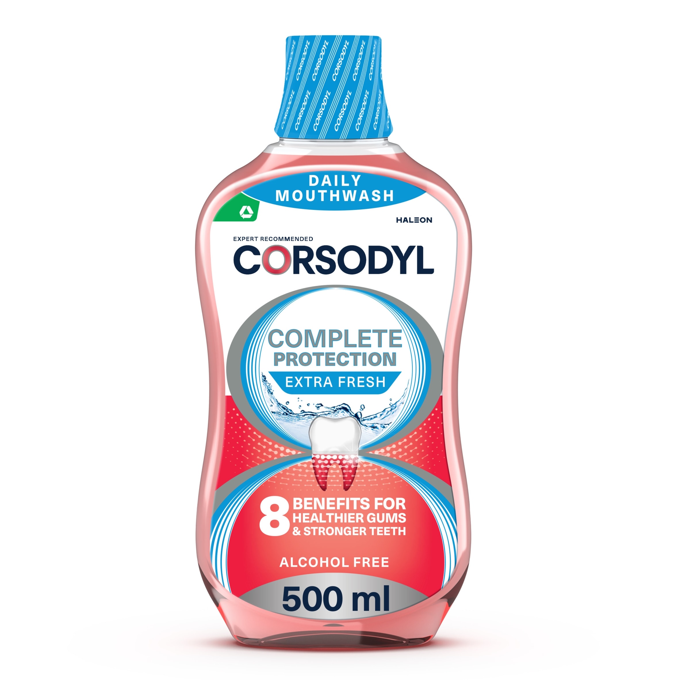 Corsodyl Complete Protection Gum Care Mouthwash Extra Fresh 500 ml