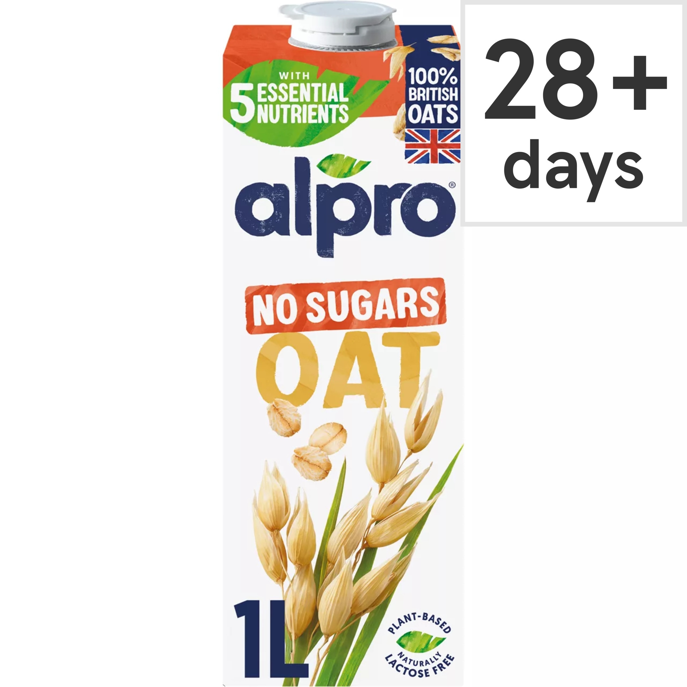 Alpro Oat No Sugar Long Life Dairy Free Drink 1L