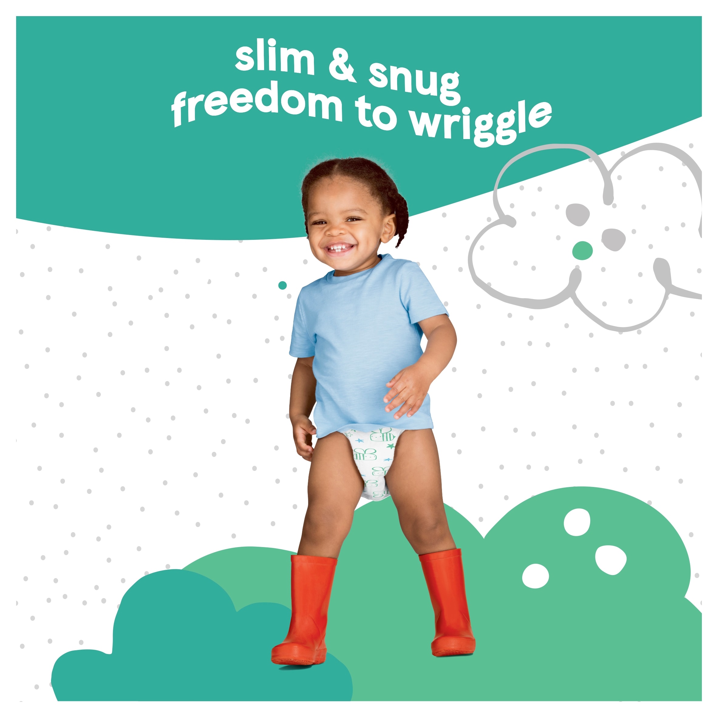 Fred & Flo 40 Ultra Dry Nappies Size 5 thumbnail 3