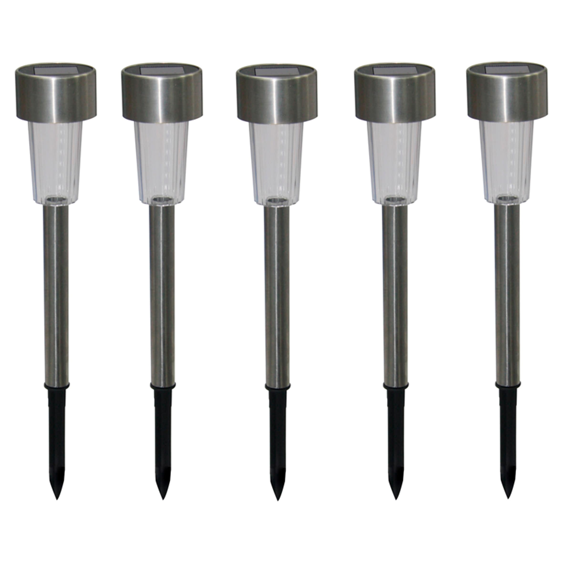 Tesco 5 Solar Stake Lights Colour Changing