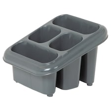 Tesco Recycled Cutlery Drainer Dark Grey