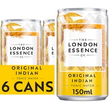 London Essence Original Indian Tonic Water Cans 6x150ml