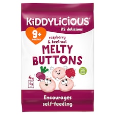 Kiddylicious Buttons Raspberry & Beetroot 30G