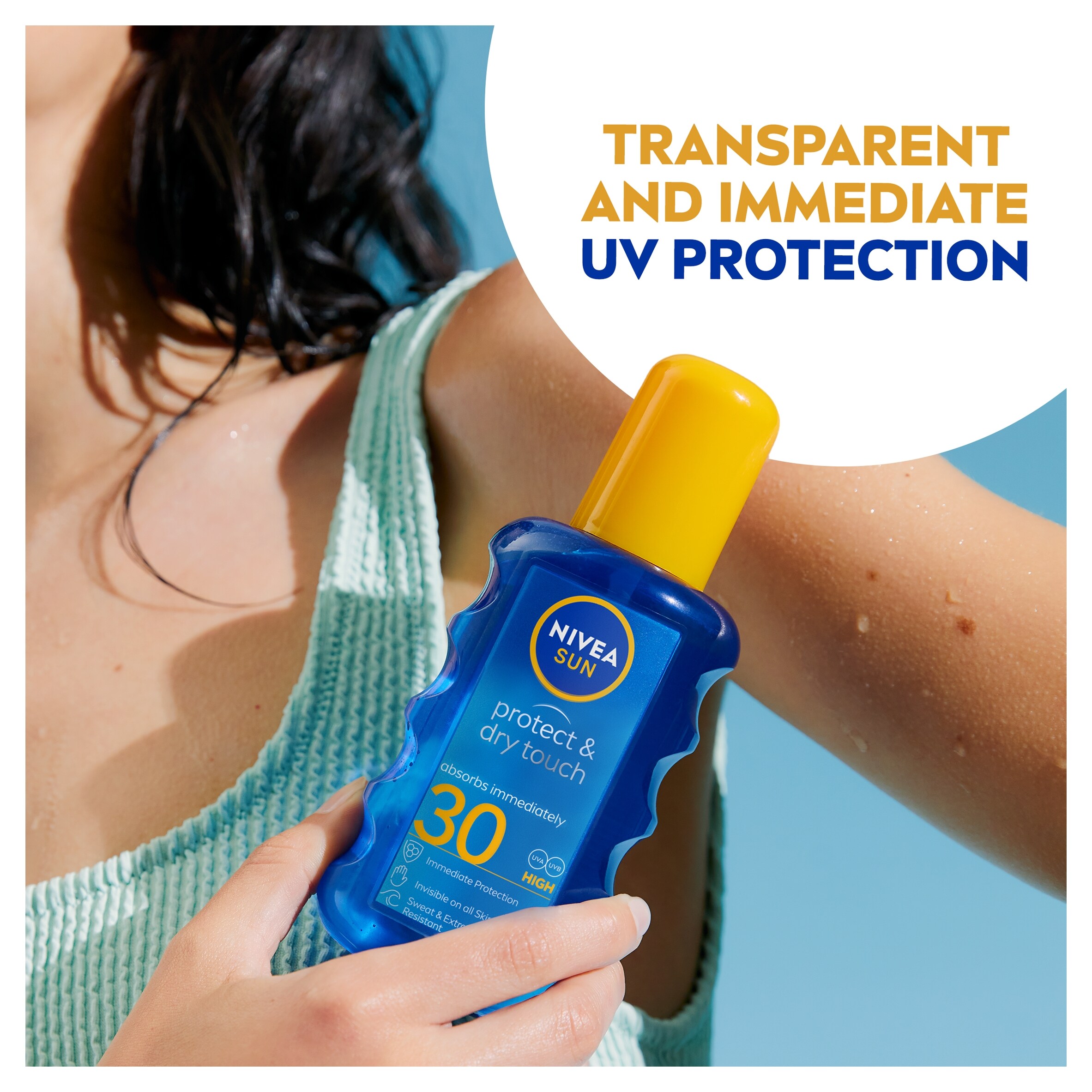 NIVEA SUN Protect & Dry Touch Sun Mist Spray SPF30 200ml thumbnail 4